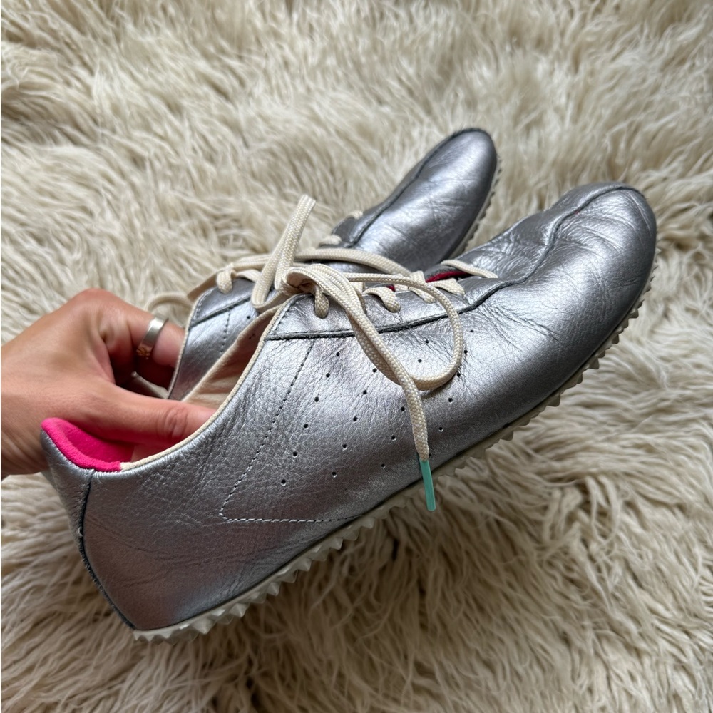 PLAE Sun Hematite metallic full grain leather sneakers Packables Collection 10 - Picture 11 of 16